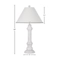 thumbnail image 4 of Coope Ridge Polyresin 30" Table Lamp with Linen Shade, Antique Cream (Set of 2), 4 of 5