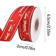 thumbnail image 2 of Agiferg Christmas Ribbon Holiday Decoration Roll Ribbon Ornament Gift Box Ribbon, 2 of 2