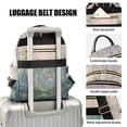 thumbnail image 3 of FORMRS Mini Backpack Purse for Women Quilted Travel Daypack Casual Shoulder Bag, Night Deer, 3 of 7