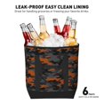 thumbnail image 5 of Insulated Cooler Bag, Orange Grey Camouflage Large Freezer Cooler Tote Bags Insulated for Food, Insulated Grocery Shopping Bags with Zippered Top for Travel School Picnic, 5 of 8