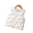 thumbnail image 3 of KYAIGUO Boys Girls Padded Vest Sleeveless Jacket for Kids Baby Fall Winter Thickened Outerwear Toddler Warm V-Neck Cotton Waistcoat 9 Months-6 Year, 3 of 9