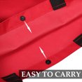 thumbnail image 2 of OULII Chariot Pliable Rouge en PVC 1 Ensemble pour le Camping, 2 of 4
