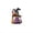 B001- Style A, variant on Halloween Decorations, Halloween Home Decor Indoor, Halloween Table Decorations, Witch Decorations, 1-Piece Resin Witch Ornament with Web Hat and Candy Corn Detail, 3X2.5X2 in