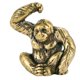 thumbnail image 1 of Desk Topper Feng Shui Animal Statue Garden Gorilla Figurine Brass Gorilla Decor Prosperity Statue, 1 of 3