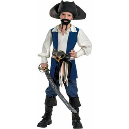 Child's Jack Sparrow Pirate Costume~Medium 7-8 / Blue