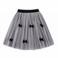 thumbnail image 5 of KAUOD Girls Bowfront Tutu Skirts Mesh Tulle Pleated Princess Skirt Kids Toddler Tiered Ballet Dance Party Short Dress, 5 of 9