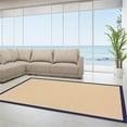 thumbnail image 3 of Riverbay Furniture Machine Tufted Wool 8'9"x12' Rug in Natural and Blue, 3 of 3