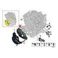 thumbnail image 3 of ROCKROK Camshaft Oil Timing Cover Plate Engine Upper Timing Chain Cover Gasket For MPV, 3 of 10