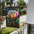thumbnail image 5 of Rose Art Garden Flag 12.5"X18" Outdoor Indoor Garden Decor Porch Banner Sign With Grommets Uv Fade Resistant, 5 of 8