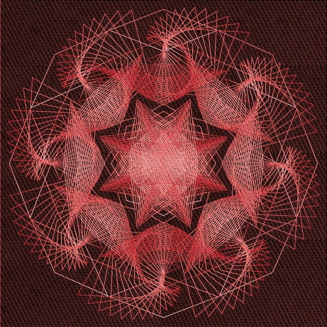 Ahgly Company Tapis d'Intérieur Lavable à la Machine, Carré, Transitionnel, Rouge Brique de Feu, Tapis de Zone, 8 Pieds Carré
