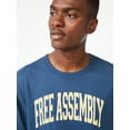 thumbnail image 4 of Free Assembly Men's Collegiate Graphic Tee with Short Sleeves, 4 of 6