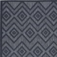 thumbnail image 2 of HomeRoots 479673 5 x 7 ft. Navy Blue Argyle Indoor & Outdoor Rectangle Area Rug, 2 of 4