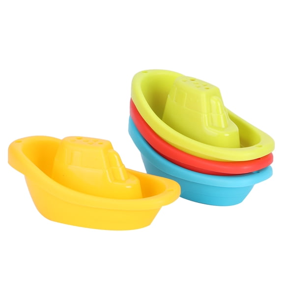 4 barcos flotantes de juguete para baño, para niños, para nadar, jugar, divertidos y educativos (barco flotante)