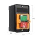 thumbnail image 3 of YHG On/Off Start Stop, Waterproof Push Button Switch Water Proof Button Switch Self Lock Mechanical Equipment Control Station 10A 380V Ecomeon no, 3 of 5