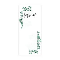 Koyal Wholesale Silver Dollar Eucalyptus Printable Wedding Paper Menu Cards for DIY Printer, Pack of 52