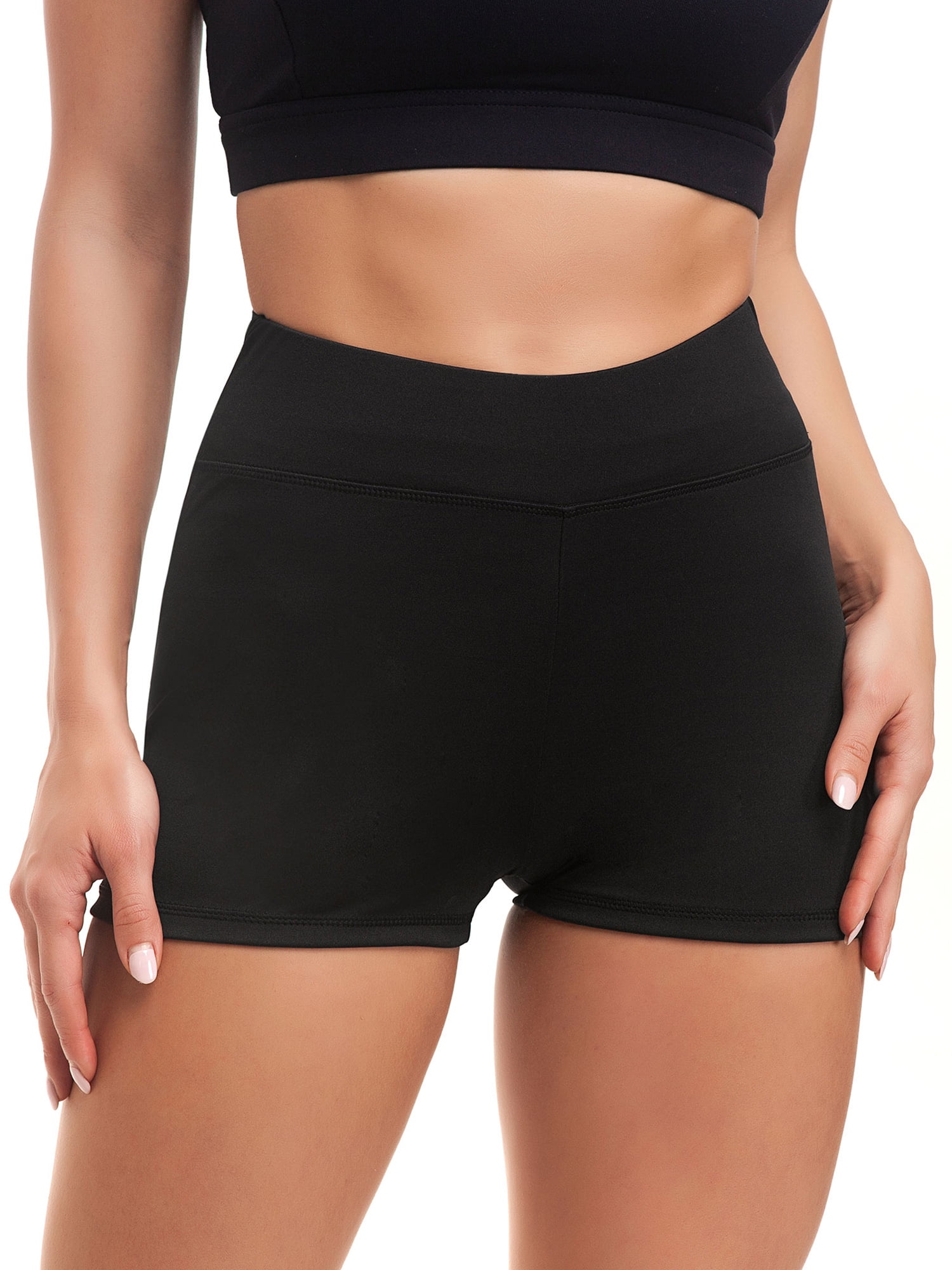 YouLoveIt Women Yoga Short Butt Lifting Shorts Women High Waisted Workout  Gym Yoga Bike Shorts Sexy Stretch Ruched Hot Shorts Casual Pants 