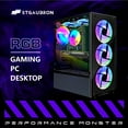 thumbnail image 5 of STGAubron Gaming Desktop PC, Intel Core i7 up to 3.9Ghz, RTX 3050 6G Graphics, 16G Ram, 1T Ssd, Wifi 6, BT 5.2, RGB Fan x4, Win11 Home, 5 of 5