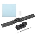 thumbnail image 3 of Uxcell Stainless Steel Mesh Watch Band 20mm Quick Release Metal Watch Strap Double-Lock Deployment Clasp Bands for Men Women, Black, 3 of 7