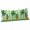 Green, variant on St. Patrick's Day Pillow Covers King, Lucky Gnomes Shamrock Leaves Flower Rainbow Soft Brushed Microfiber Breathable Throw Pillow Covers, Pillowcase with Zipper for Couch Sofa Bedroom 20"x36"