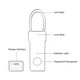 thumbnail image 2 of Mini Candado Inteligente Portátil Con Huella Dactilar, Cerradura Sin Llave Para Caja De Armario, Cerradura De Seguridad Methold EL007132-00, 2 of 6