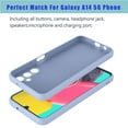thumbnail image 4 of eBizWare Cell Phone Cases For Samsung Galaxy A14 5G 6.6", Drop Resistant Lightweight Slim And Shockproof Protective Soft Silicone Phone Cover for Galaxy A14 5G -Purple, 4 of 6