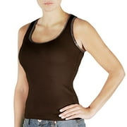 Metro7 - Women's Sequin-Trim Racerback Tank