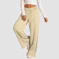 thumbnail image 3 of Women Pants Bell Bottoms Multi Colored Slim Trousers Ladies Work Leggings, 3 of 8