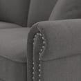 thumbnail image 4 of Stockton 127W U Couch with Reversible Chaise in French Gray Herringbone Fabric, 4 of 7