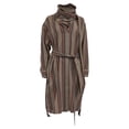 thumbnail image 1 of Pre-Owned Acne Studios Belted Striped Midi Shirt Dress in Multicolor Wool, 1 of 2