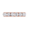 thumbnail image 3 of 2 Carat (ctw) Diamond Wedding Band Ring in 14K Rose Gold (Ring Size 10.25), 3 of 6