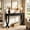 Black, variant on Fnova 63" Console Table, Long Farmhouse Entryway Table, Solid Wood Sofa Table with X-Shaped Legs for Living Room, Entrance, Foyer