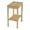 Antique Beige, variant on Beaumont Lane Wood Plantation Cherry Side Table Rectangular 26"H x 12"W x 18"D