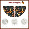 thumbnail image 3 of Sikiie Colorful Plants Mushroom Christmas Tree Skirt, Christmas Tree Decorations, Christmas Decor, Tree Mat Decoration(30-48IN)-30", 3 of 6