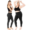 thumbnail image 2 of Women's and Plus Size Ankle Length Cotton Leggings, 2 of 5