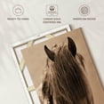 thumbnail image 6 of Elephant Stock Freedom Horse Wall Art - Vertical Canvas Wall Art - Hallway Wall Decor - Animal Canvas - Beige And Brown Decor By Lisa Dearing - 8" x 12", 6 of 8