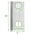 thumbnail image 4 of Expert Gardener Galvanized Steel Gray Hardware Cloth, 36" x 5' Roll, 4 of 12