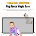 thumbnail image 1 of Mesh Dog Gate Magic Gate Foldable Dog Door Guard Door Stair Guard Isolation Mesh Gate Dogs & Cats Pet Safety Portable Fence Install Anywhere Baby Safety Gate for Hall Stair Doorway Tall, 1 of 7