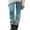 Light Blue, variant on Fashion Women's Slim Retro Printed Bottom Pants Fall and Winter Inside Comfortable Casual Pants Women's Bottom Pants