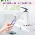 thumbnail image 5 of 2 in 1 Women Electric Shaver, Dual Head Bikini Trimmer for Women, Painless Electric Razors for Silk Skin, Ceramic Blade, Waterproof Wet & Dry Use Body Hair Removal for Trip, 5 of 7