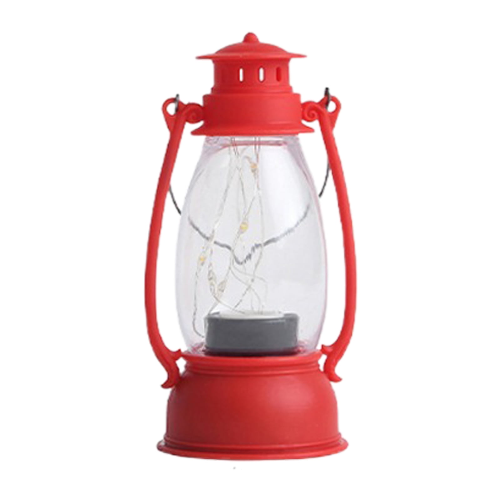 TOPOINT Vintage Style Decorative Fire Lantern,Flame Effect Led Lantern,Indoor Lanterns