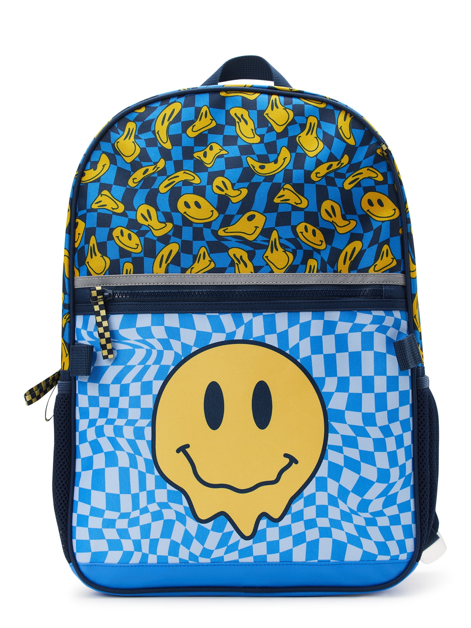 Flippi Smiley Waterproof Backpack for Toddlers & Kids (age 1-4 years) -  Light Blue, Multi-use Bag - Maya Toys