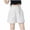 ZA-White-kids cargo shorts, variant on MKOSPLRT Wide Leg Cargo Shorts for Kid 5-15 Years Elastic Waist Baggy Shorts Solid Color Casual Shorts Lightweight Summer Shorts with Pocket
