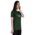 thumbnail image 1 of Inkmeso T-Shirt Graphique Citation Femme Boire des Pensées Heureuses, 1 of 7