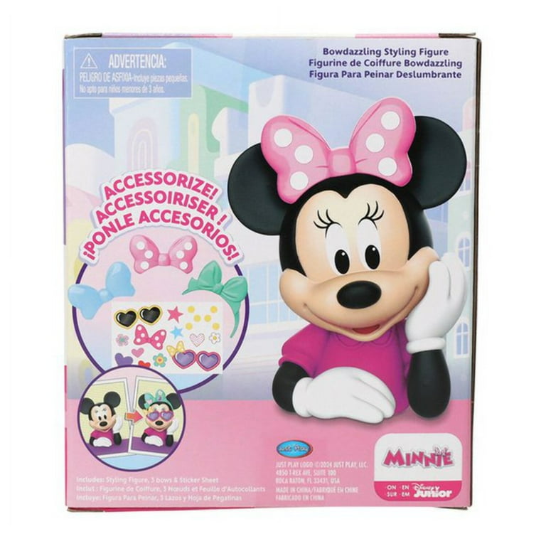 Disney Minnie Mouse Styling Head Playset, Age 3+, Hair
