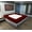 Burgundy, variant on D.N.G. BEDDINGS 1 Piece Box Spring Cover - 100% Egyptian Cotton, 800 TC, Wrap Around 4 Sides Bed Skirt for Hotel & Home, Fits Box Springs up to 15 Inch - Twin, Stripe Light Sage Color