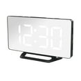 thumbnail image 2 of YAOMOBB Automatic Half-brightness Function Alarm Clock LED Alarm Clock Digital Display Adjustable Brightness Clear Numbers Modern Alarm Clock for Home and Office Decor, 2 of 6