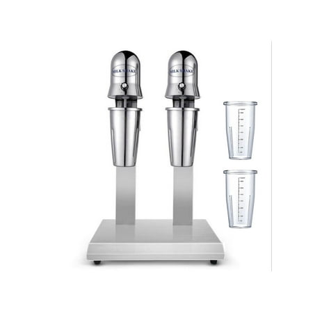 HayWHNKN Electric Milk Shake Blender Stainless Steel Double Head Mixer