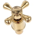thumbnail image 4 of Miangastore 1 Set Brass Cross Head Faucet Handle for Kitchen and Bathroom Hot Cold Water Control, 4 of 9