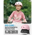 thumbnail image 3 of OutdoorMaster Kids Bike Helmet, Adjustable Skateboard Helmet with Removable Liners for Balance Bike, Toddler Scooter, Roller, 3-12Years, 3 of 9