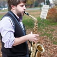 thumbnail image 3 of OFFIGAM Saxophone Accessory Silver Stable Music Stand for Rehearsal and Performance, 3 of 10